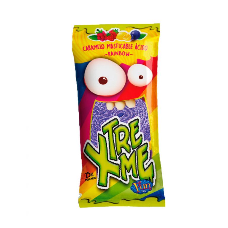 Xtreme fun 25grs Rainbow Club Candy